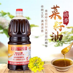 小蜜蜂濃香菜籽油 1.8L