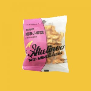 唯美米粒方牛肉味糯米小麻花