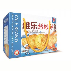雅樂鈣奶酥咸味餅干箱裝