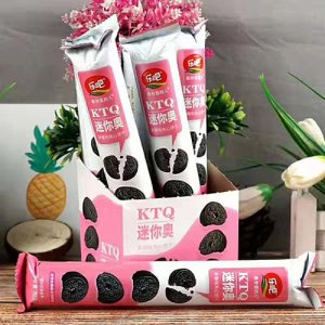 樂吧迷你奧草莓味夾心餅干