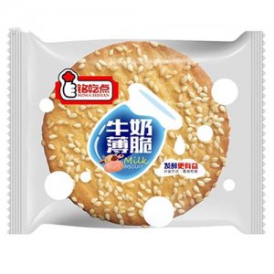 銘吃點牛奶薄脆餅干