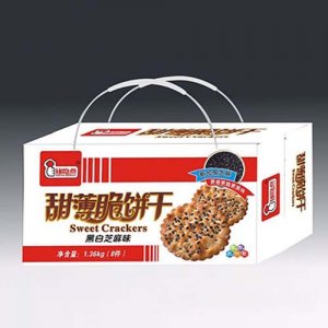 銘吃點甜薄脆餅干黑白芝麻味1.36kg
