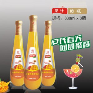 安氏春天芒果汁飲料838ml