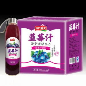 安氏春天藍(lán)莓汁960ml