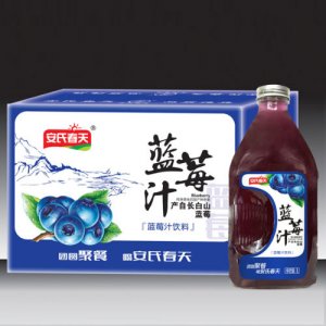 安氏春天藍(lán)莓汁飲料1L
