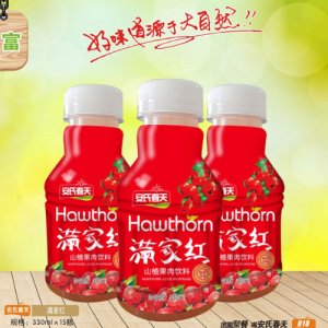 安氏春天滿家紅山楂果肉飲料330ml