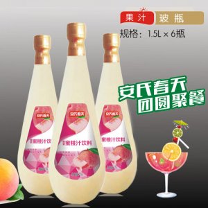 安氏春天蜜桃汁飲料1.5L