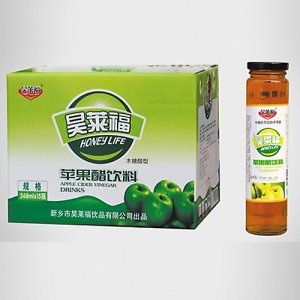 昊萊福蘋果醋飲料858mlX8