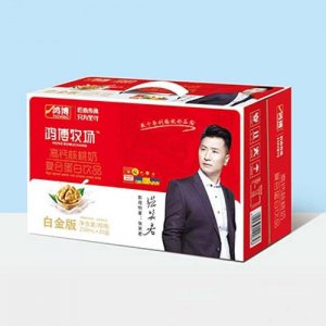 鴻博高鈣核桃奶復(fù)合蛋白飲品250ml×20盒