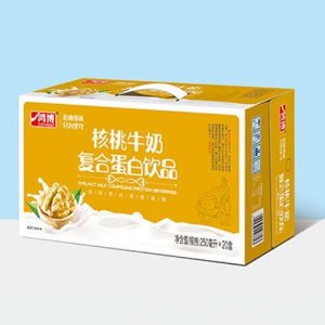 鴻博核桃牛奶復(fù)合蛋白飲料250ml×20盒