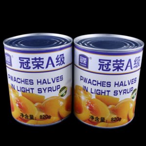 冠榮冠榮A級黃桃水果罐頭
