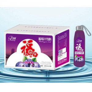 飛動藍莓汁飲料玻璃瓶