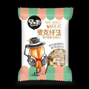 黑木崖麥克纖生膨化米果麻辣味散裝