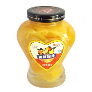 錦上添花黃桃罐頭360克