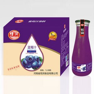 恬潤藍(lán)莓汁廣口瓶