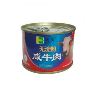通寶無淀粉咸牛肉罐頭
