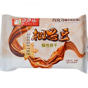 貝貝樂巧克力雕花餅干相思豆酥性餅干