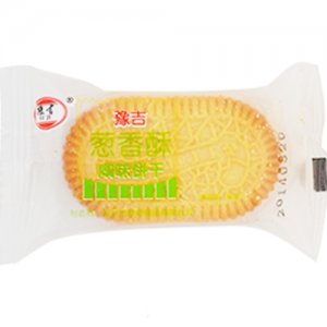 豫吉蔥香酥咸味餅干稱重