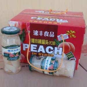 淶豐糖水白桃罐頭256g