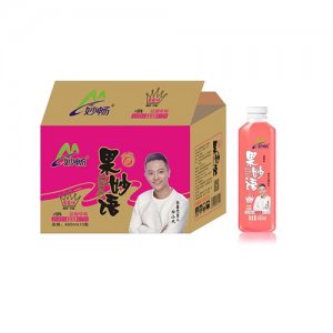 妙暢果妙語(yǔ)益生菌復(fù)合果汁480ml（草莓味）
