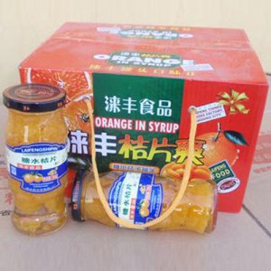 淶豐糖水桔片罐頭256g