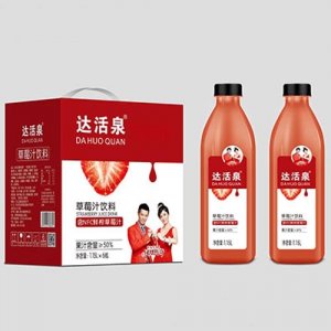 達(dá)活泉鮮榨草莓汁1.15Lx6
