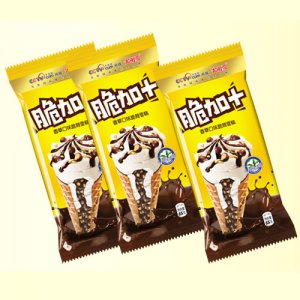 光明雪脆加+香草味雪糕