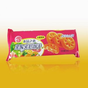 愛比卡水晶之戀果醬夾心餅干水蜜桃味