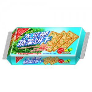 愛比卡無蔗糖蔬菜餅干216g藍(lán)色裝