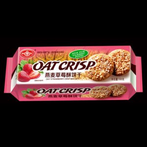 華江燕麥草莓酥餅干100g