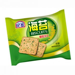民基海苔酥性餅干稱重