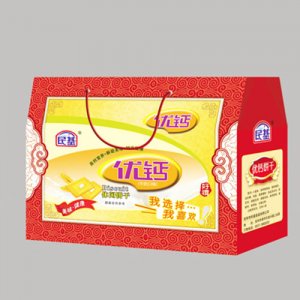 民基優(yōu)鈣牛奶味休閑餅干箱裝
