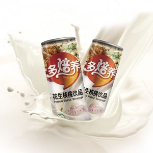 多焙養(yǎng)花生核桃飲品罐