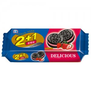 民基2+1草莓味餅干55g