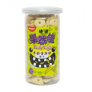 麥卡士果然佳牛奶香蕉味餅干