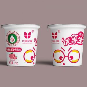 優(yōu)卓優(yōu)享優(yōu)等生草莓味酸牛乳120g