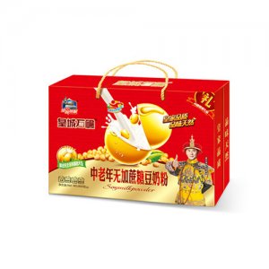 皇城石碾中老年無加蔗糖豆奶粉800克