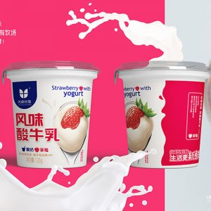 優(yōu)卓優(yōu)享草莓風(fēng)味酸牛乳120g
