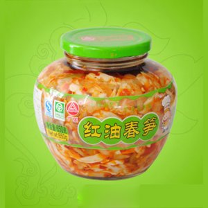 廣樂(lè)紅油春筍650g瓶裝