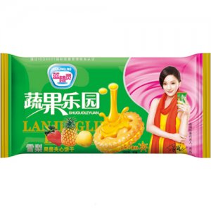 藍精靈蔬果樂園雪梨果醬夾心餅干