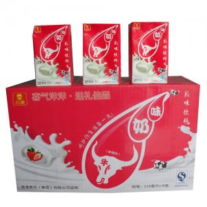 日康牛奶味乳味飲料(草莓)250ml