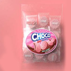 思維特白桃味巧克力夾心餅干168g