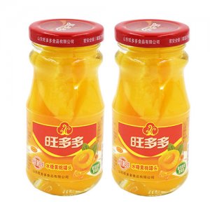 旺多多冰糖黃桃罐頭248g