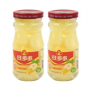 旺多多冰糖梨球罐頭248g