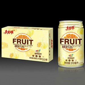 真英雄橙檸吉果汁310mlx24