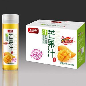 真英雄芒果汁430mlx15