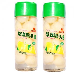 旺多多梨球罐頭（冰糖）528g