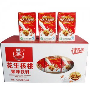 夏寶花生核桃果味飲料250ml