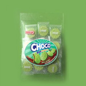 思維特抹茶味巧克力夾心餅干168g