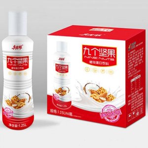 真英雄九個(gè)堅(jiān)果蛋白飲料1.25Lx6